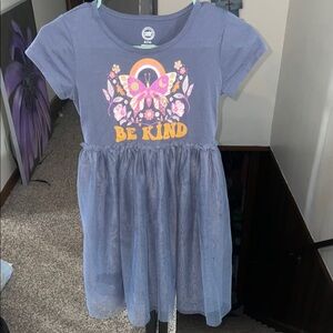 Wonder Nation Blue 'Be Kind' Butterfly Dress